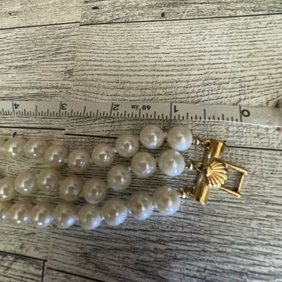 Vintage Faux Pearl Bracelet• Signed - Richelieu - Picture 6 of 13